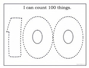100th Day of School Celebration crafts