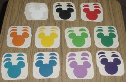 6 Paint Chip Samples and Swatches crafts
