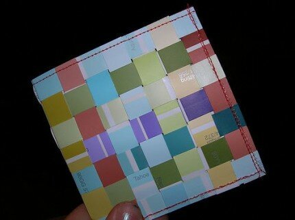 7 Paint Chip Samples and Swatches crafts